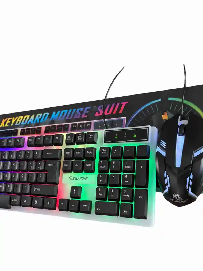 Combo Gamer | Teclado + Mouse Alámbrico Rgb