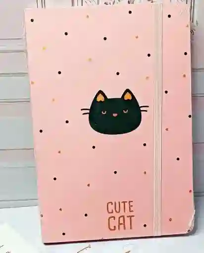 Agenda Cuadriculada Gato Ref 5