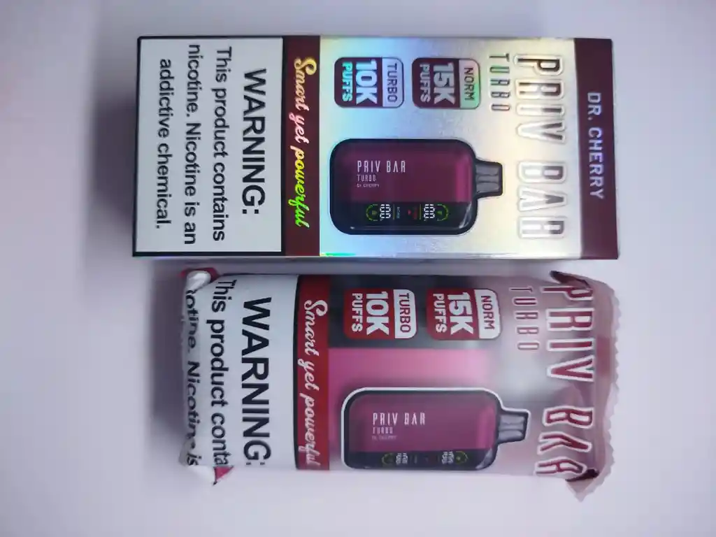 Vape Vaporizador Priv Bar Turbo 15.000 Sabor A Cereza