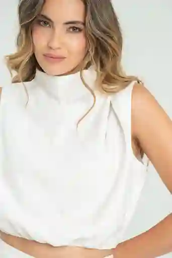 Blusa Nakhita Color Blanco Crudo Talla Xs
