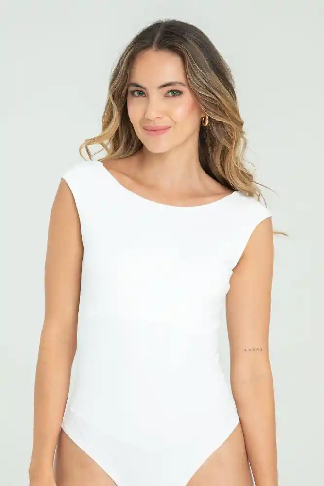 Body Arcata Color Blanco Crudo Talla S