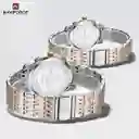 Reloj Naviforce Pareja Nf9228m Crono Love Acero + Estuche