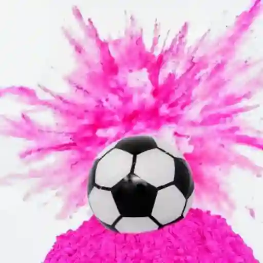 Balón De Fútbol Para Revelación De Género (rosado)
