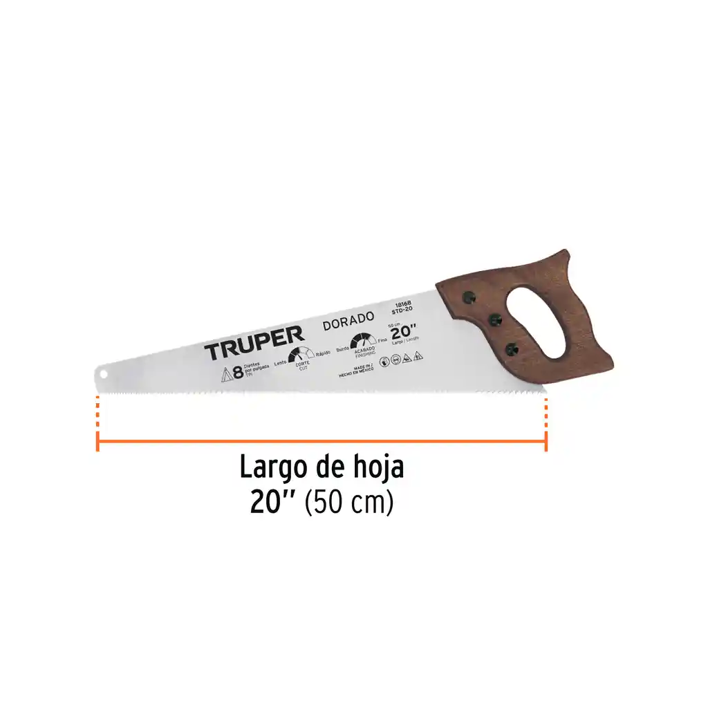 Serrucho Profesional 20" Truper