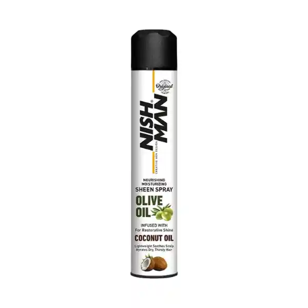 Spray De Brillo De Aceite De Oliva Nish Man X 400ml