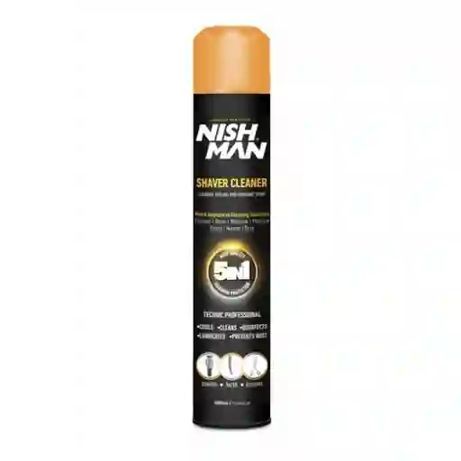 Spray Limpiador Para Afeitadora 5 En 1 Nish Man X 400ml