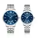 Reloj Naviforce Pareja Nf9238 Crono Love Acero + Estuche