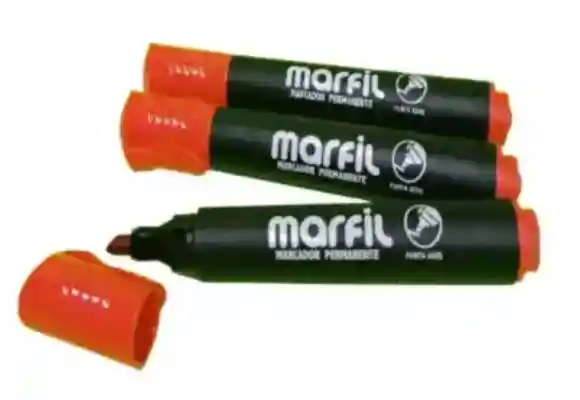 Marcador Permanente Rojo