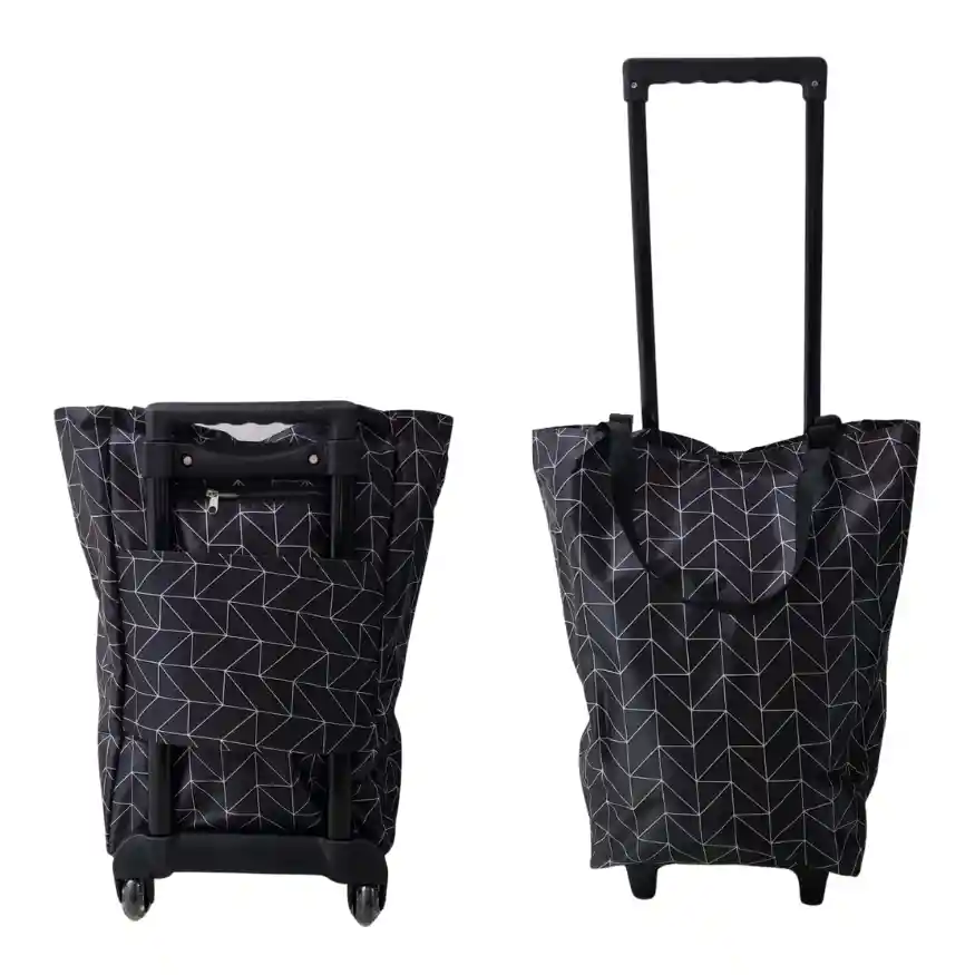 Carrito De Compras Mercado Plegable De Ruedas Impermeable