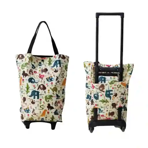 Carrito De Compras Mercado Plegable De Ruedas Impermeable