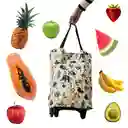 Carrito De Compras Mercado Plegable De Ruedas Impermeable