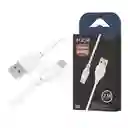 Cable De Carga Y Datos 1 Metro Tipo C Siliconado V112s Pzx