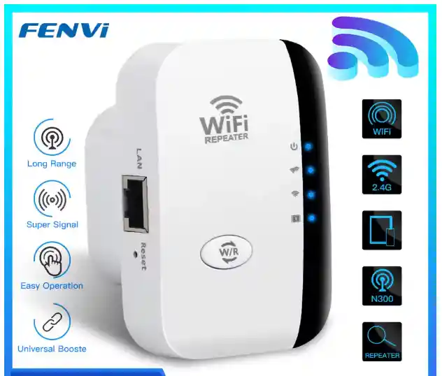 Repetidor Amplificador Inalámbrico Señal Wi-fi Lan 300mbps