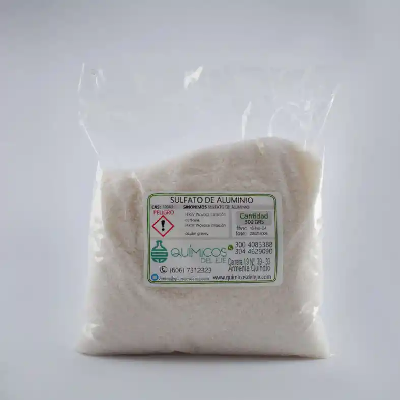 Sulfato De Aluminio X 500 Grs