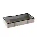 Organizador De Tela Con Cremallera Y Protector Plastico