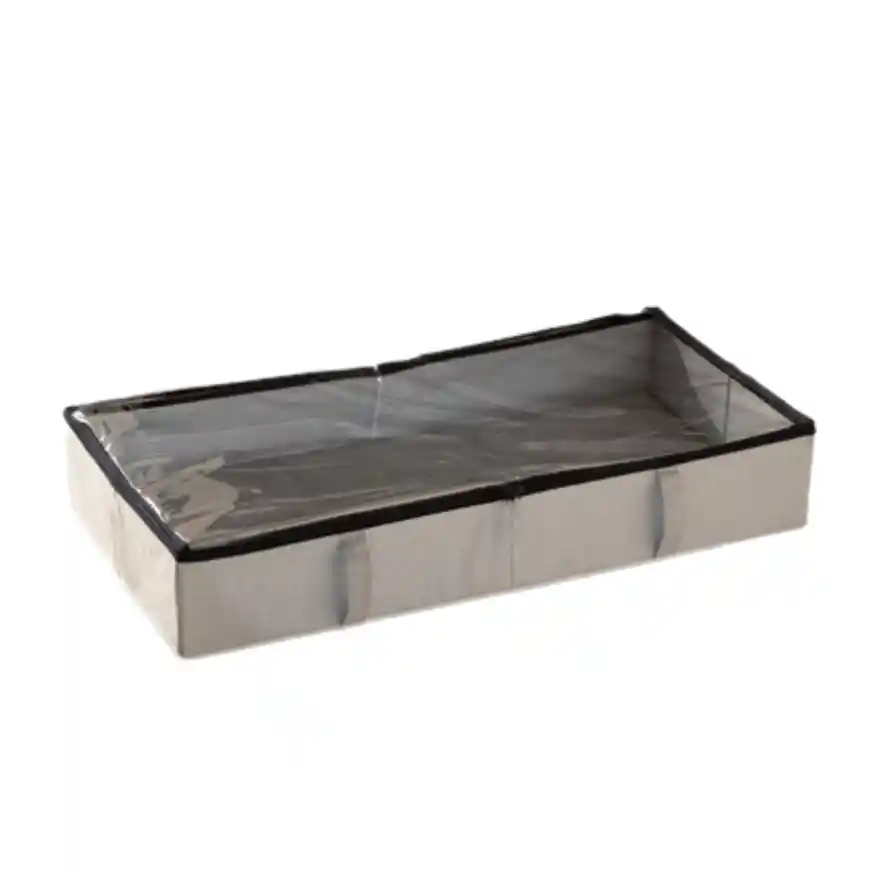 Organizador De Tela Con Cremallera Y Protector Plastico
