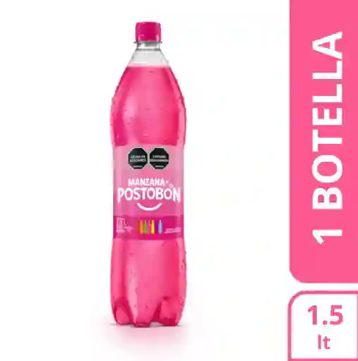 Gaseosa Postobon Manzana Botella (1500 Ml)