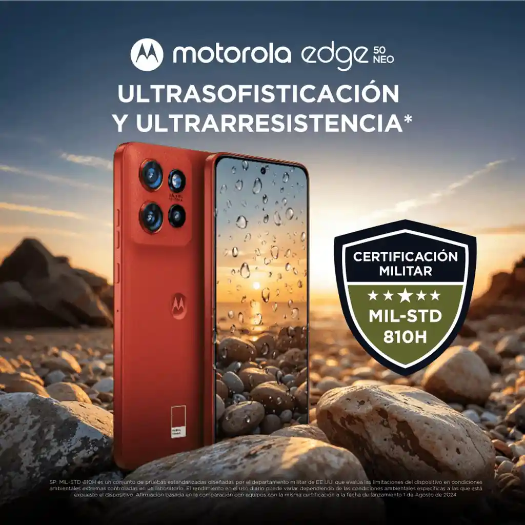Celular Motorola Edge 50 Neo 5g, Ip68, 256gb /8gb, 6.3'', Nrj