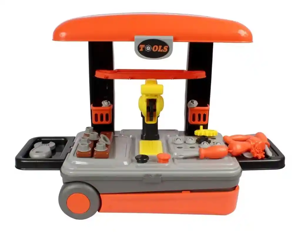Maleta Herramientas Portable Deluxe Tool 2en1 Niños