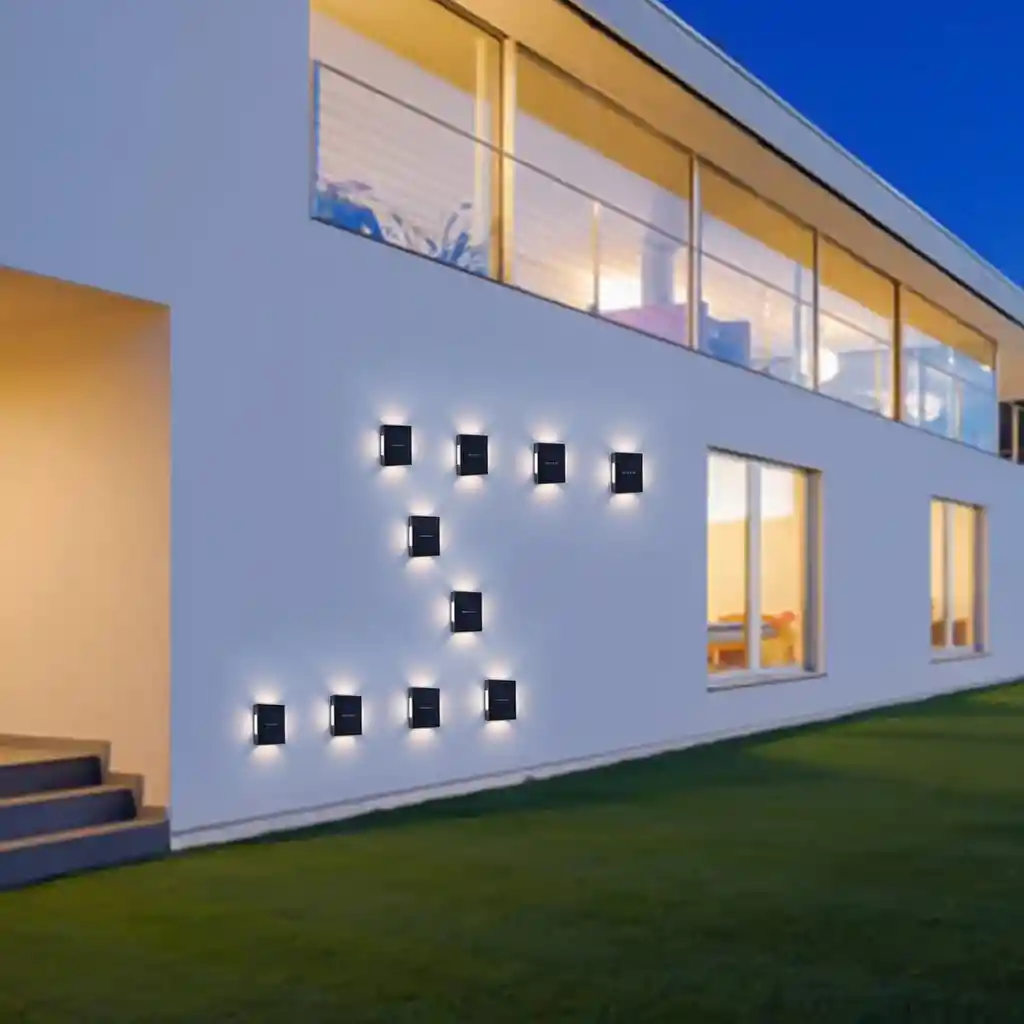 Luz Solar Para Pared Recargable De Jardin Multifuncional