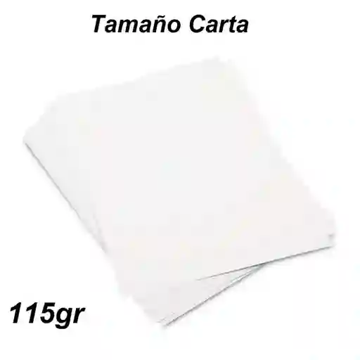 Papel Propalcote Brillante Tamaño Carta X 1 Und