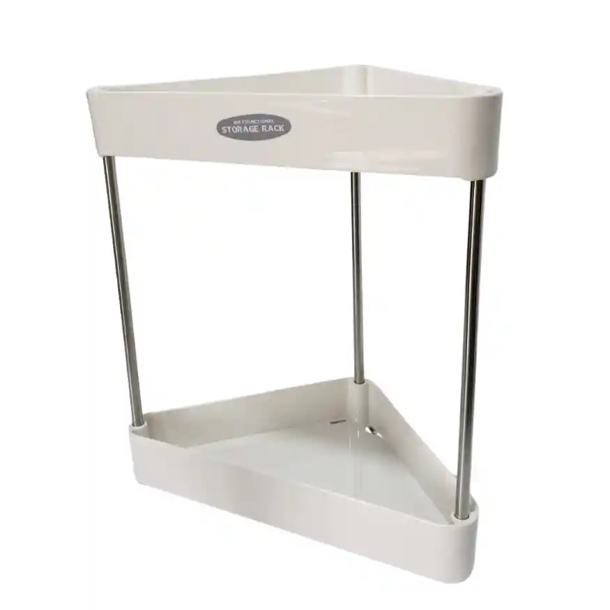 Organizador Estante Triangular De 2 Niveles Multiusos