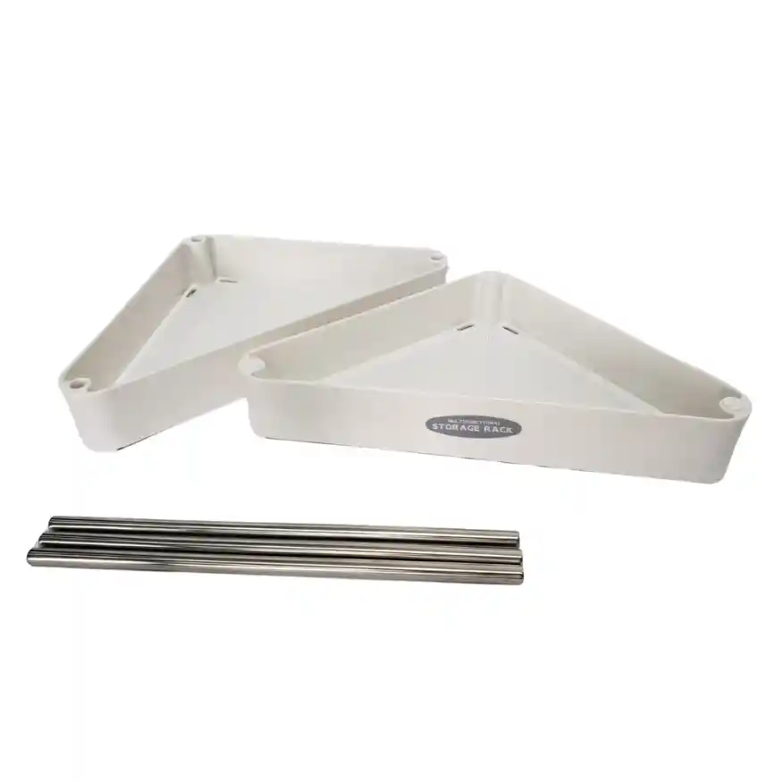 Organizador Estante Triangular De 2 Niveles Multiusos