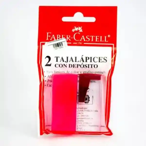 Tajalapiz C/deposito 125lv X 2 Unid. Bl. Faber Castell