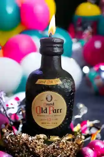 Vela De Cumpleaños Botella Old Parr X1 Unidad