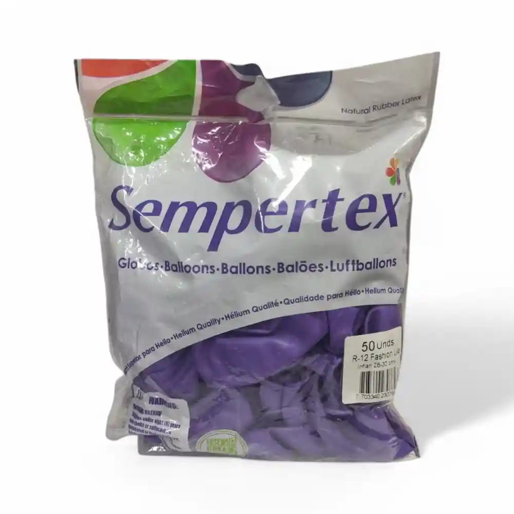 Globo Latex R12x50 Fashion Lila