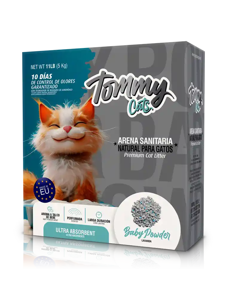 Caja De Arena Michiko Cats Baby Power - 5 Kg