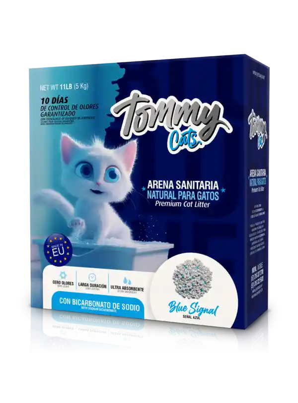 Caja De Arena Michiko Cats Blue Signal - 5 Kg