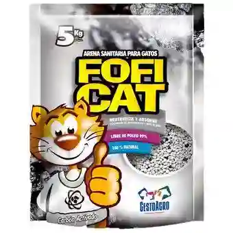 Arena Marca Fofi Cat Carbon Activado 5 Kg