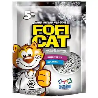 Arena Marca Fofi Cat Carbon Activado 5 Kg
