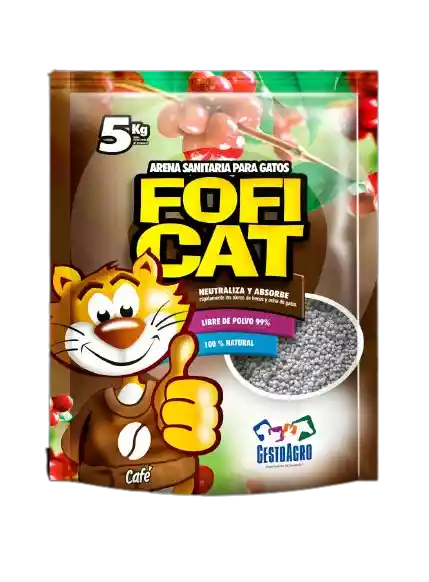 Arena Marca Fofi Cat Aroma Café 5 Kg