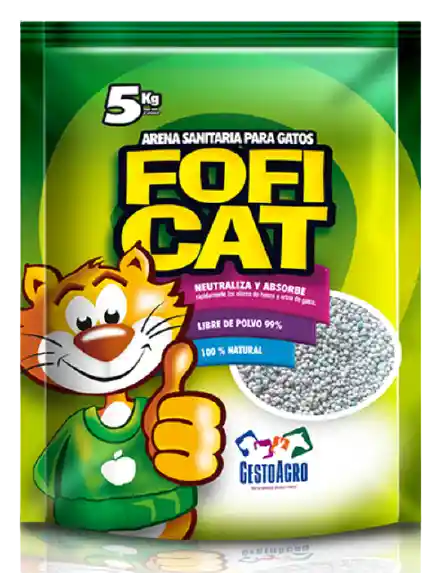 Arena Marca Fofi Cat Aroma Manzana Verde - 25 Kg