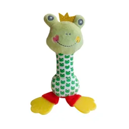 Sonajero Ranita Chillon Largo Mordedor Silicona Para Bebé, Adorable Diseño De Animales, Rascaencias En Silicona Suave, Del Tamaño Ideal Para Las Pequeñas Manos De Tu Bebé