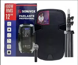 Cabina De Sonido Activa Sonivox Vs-ac712nb 100 Watts 12"