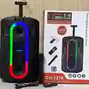 Parlante Ch-1218 Portable Micrófono Rgb