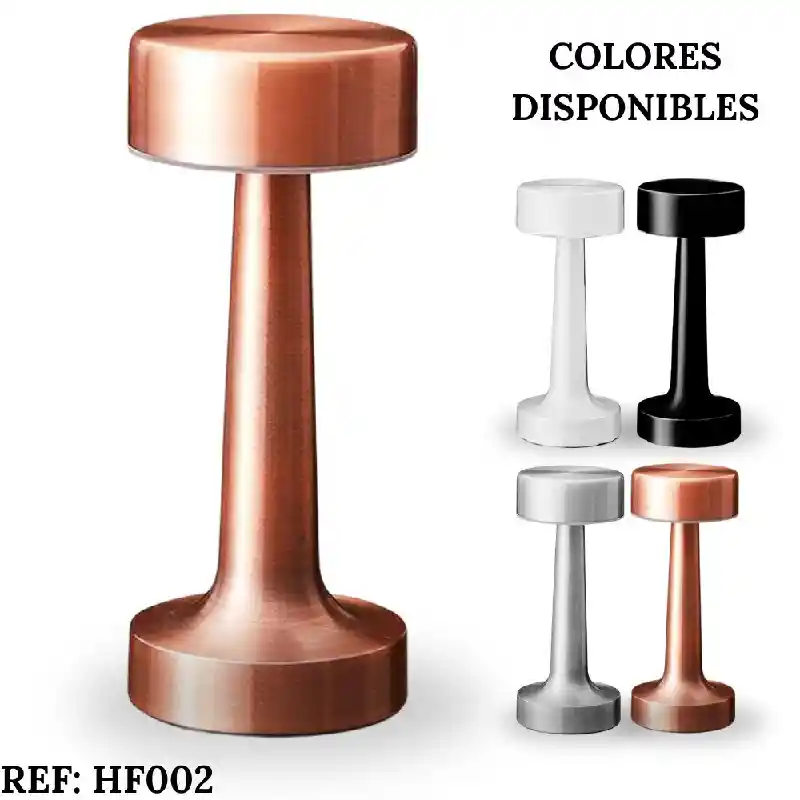 Lampara Led De Mesa Tactil Escritorio Recargable Elegante Minimalista