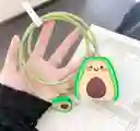 Estuche Protector Para Cargador - Diseño De Aguacate Feliz