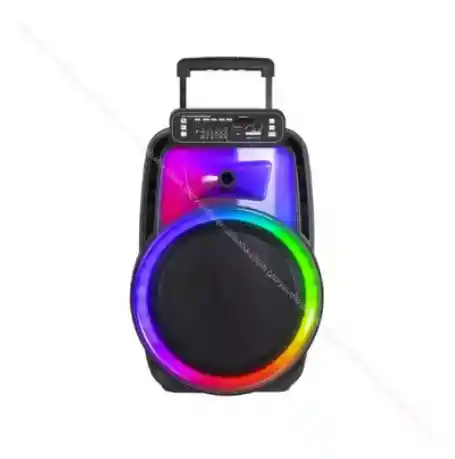 Cabina De Sonido Altavoz Portátil Luz Con Microfono Ch-1528