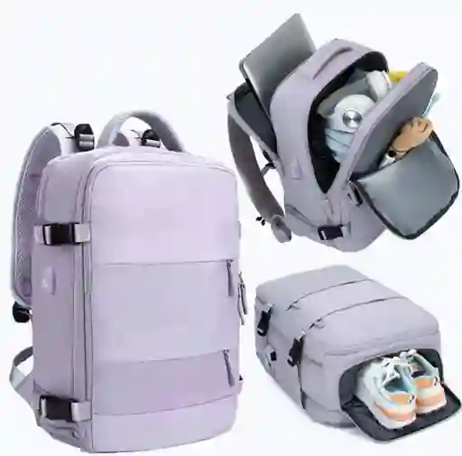 Maleta Viajera Amazon Bolsillo - Lila