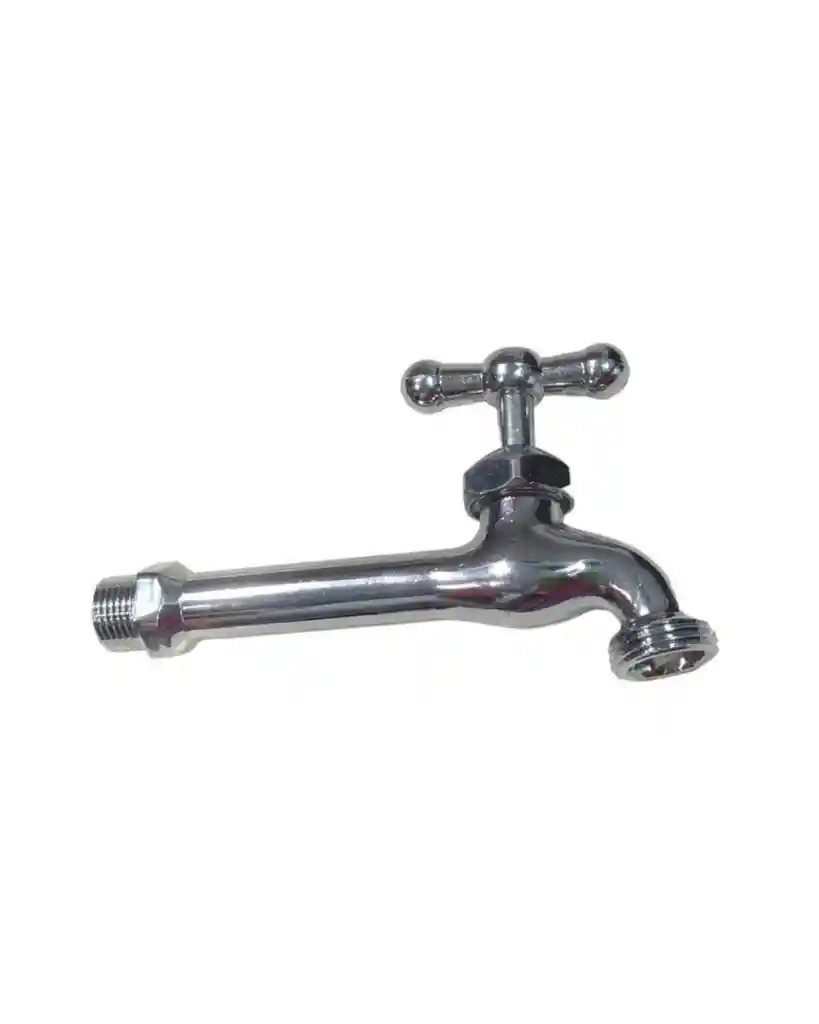Llave Jardín /chorro 1/2" Cromada Extensión