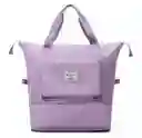 Bolso Morral Expandible Viajero Impermeable Gym Yoga - Lila