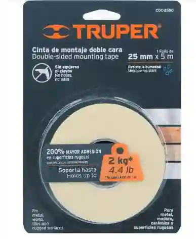 Cinta Doble Faz X 5mt Truper
