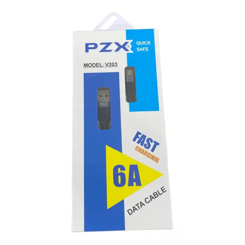 Cable De Carga Y Datos 6a Micro Usb (v8) Acordonado V203 Pzx