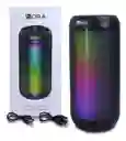 Bafle Parlante Bocina Inalámbrica De Sonido Rgb 1hora Cilindrica Bluetooth Boc242 10w