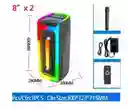 Parlante Bluetooth Kolav-d2806 Con Micrófono Luces Led