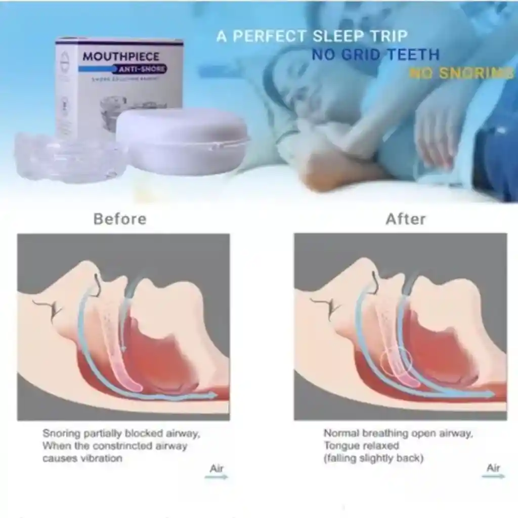 Protector Bucal Antironquidos Bruxismo Dental
